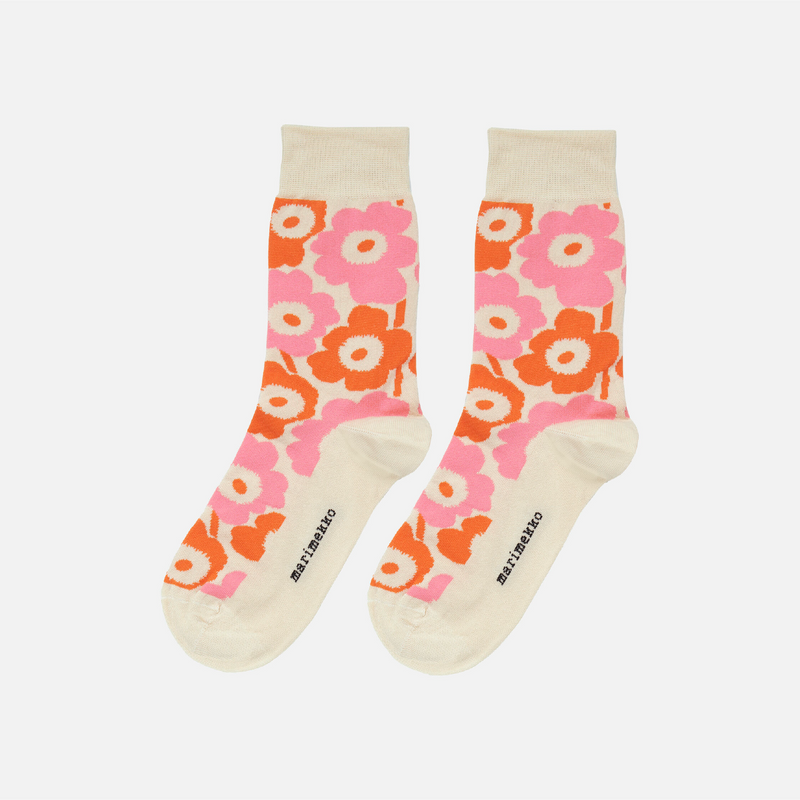 Kirmailla Unikko Socken Rosa/Orange 231