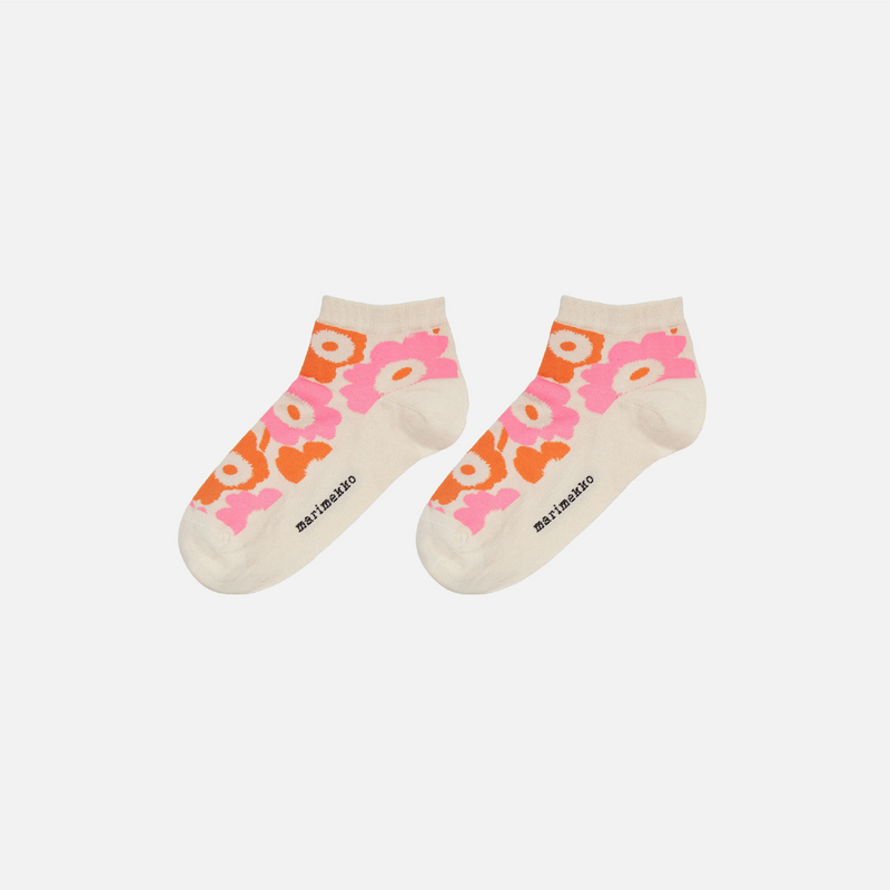 Rasu Unikko Socken Rosa/Orange 40/42