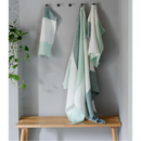 Terva Badetuch White/ Mint/Grün 65x130 cm