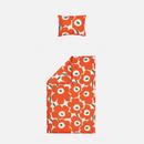 Unikko Bettwäsche-Set Orange/Grün