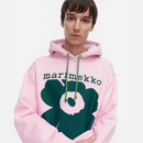 Luuppi Unikko Hoodie Rosa/Grün