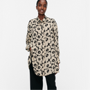 Sivuta Unikko Bluse  Schwarz/Schlammgrün