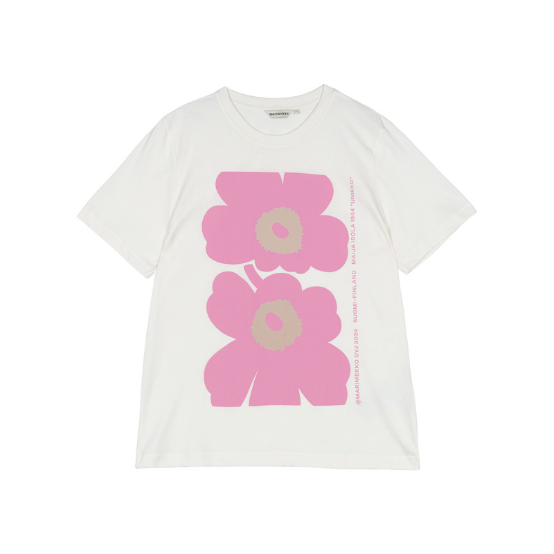 Embla Unikko Shirt Weiss/Rosa