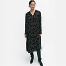 Maisol Unikko Kleid Schwarz/Grau 36