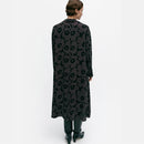 Maisol Unikko Kleid Schwarz/Grau 36