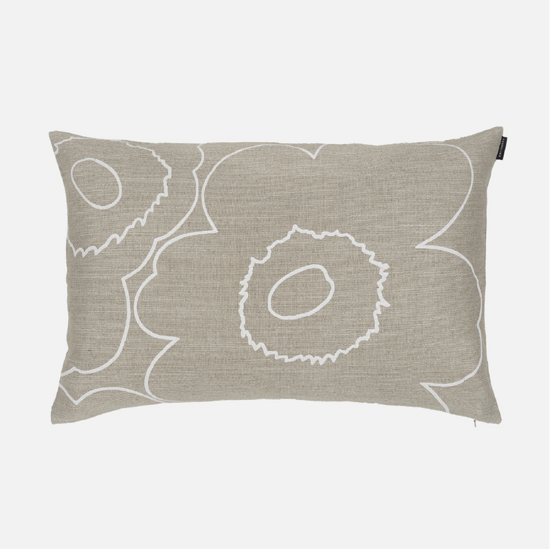 Unikko Piirto Polsterbezug 40x60cm Leinen/Weiss