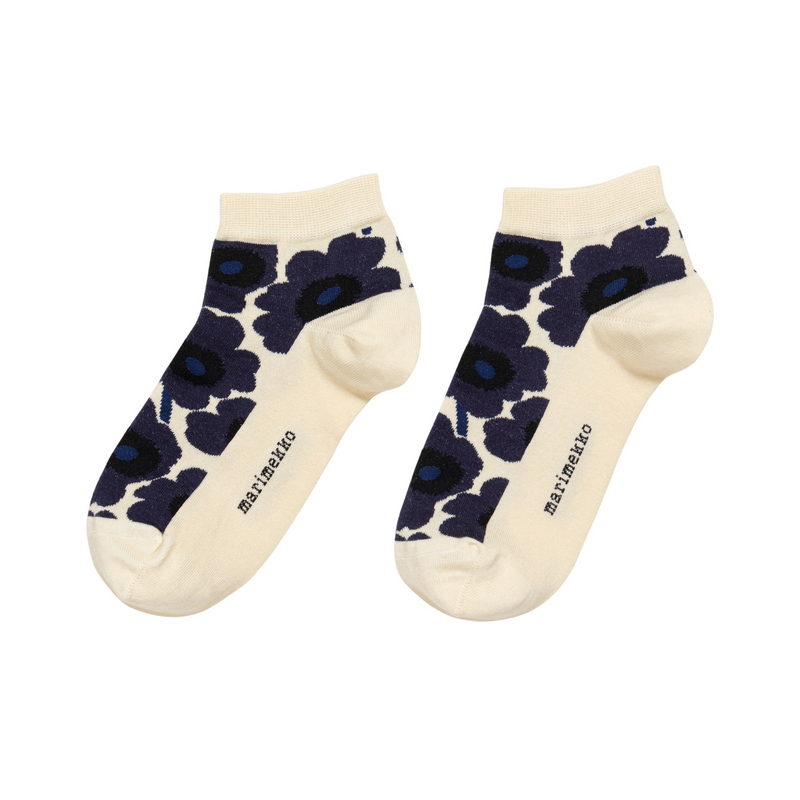 Rasu Unikko Socken Navy/Naturweiß
