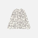 Biitti Pieni Piirto Unikko LS Shirt Ecru/Schwarz XL