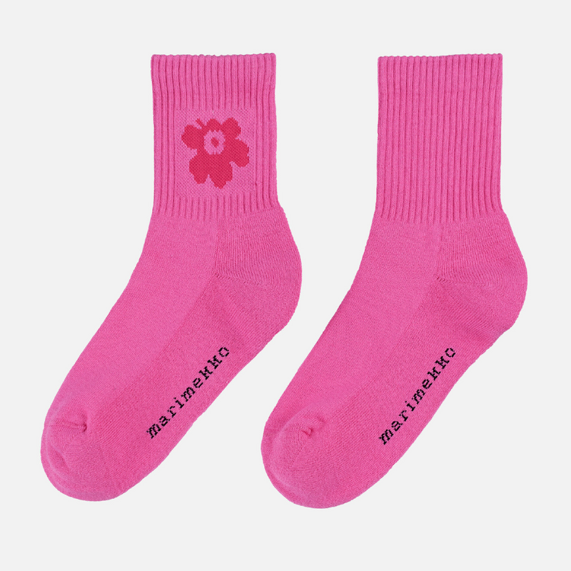 Puikea Unikko Socken Pink/Rot
