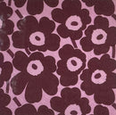 Mini Unikko Papierservietten 33x33cm Weinrot/Pink