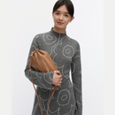 Karla  Patent Ledertasche Braun