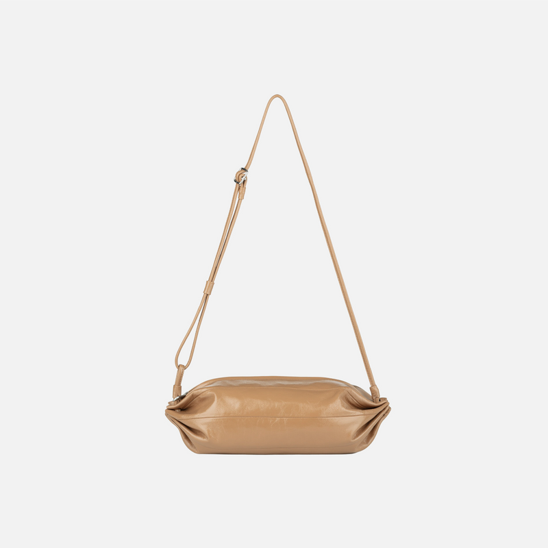 Karla  Patent Ledertasche Braun
