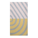 Metsälampi Wolldecke Gelb/Grau/Rosa 150x200cm