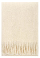 Saaga Mohair Wolldecke Wollweiss 130x170 cm