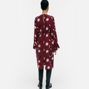 Lahjat Unikko Kleid Weinrot