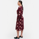 Lahjat Unikko Kleid Weinrot