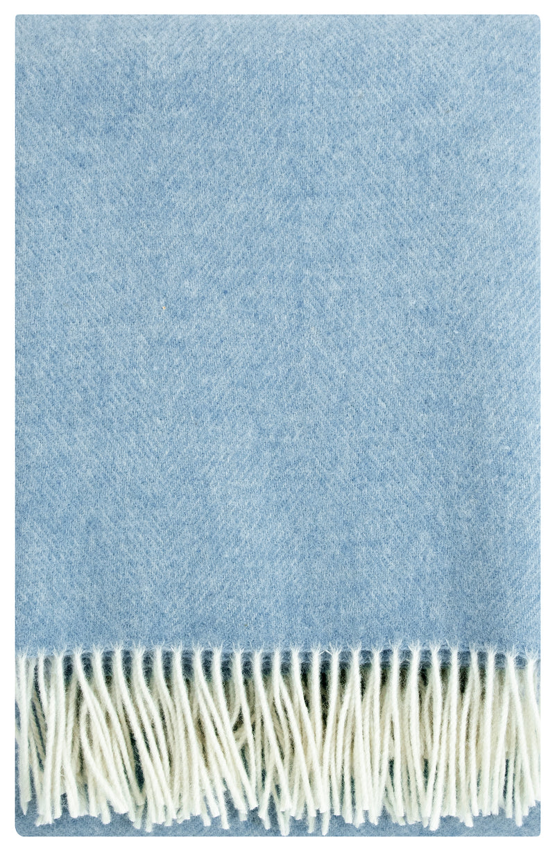 Arvo Wolldecke Hellblau 130x180cm