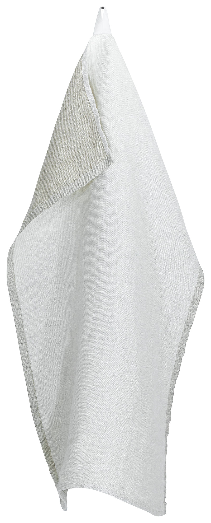 Duo Geschirrtuch Linen/Weiss