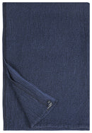 Terva Badetuch Black/Blueberry 85x180cm