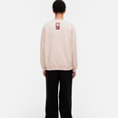 Loisto Unikko Placement Sweatshirt Powder/ Weinrot