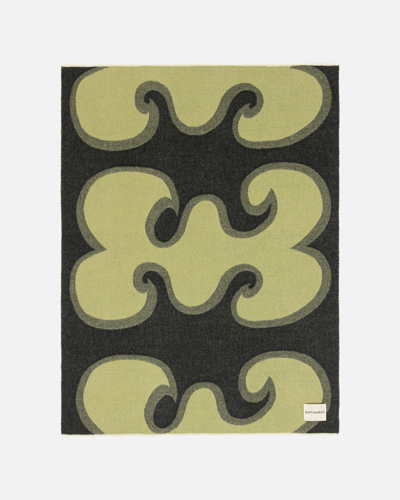 Jokeri Wolldecke 130x170 Grün/Hellgrün