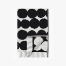 Räsymatto Handtuch Weiss/Schwarz
