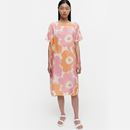 Majus Unikko Kleid Rosa/Orange