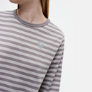 Tasaraita Relaxed LS Shirt Grau Glitter S