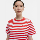 Tasaraita Relaxed Shirt Weiß/Rot