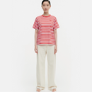 Tasaraita Relaxed Shirt Weiß/Rot