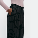 Nähtävyys  Unikko Hose Schwarz/Grau