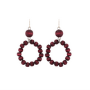 Orvokki Ohrringe Weinrot
