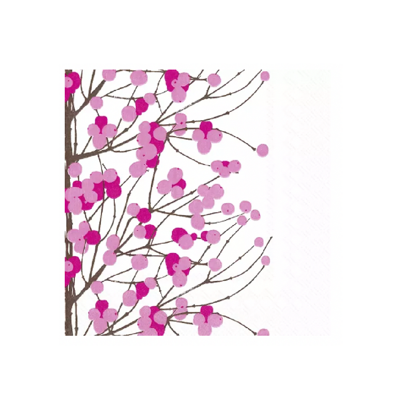 Lumimarja Papierservietten 33x33cm Rosa/Pink