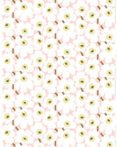 Pieni Unikko Baumwollstoff Rosa/Hellgrün 315