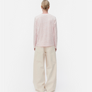 Sekunti Piirto Unikko LS Shirt Ecru/ Pink