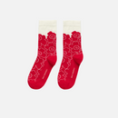 Linjaus Piirto Unikko Socken Weiss/Rot