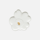 Unikko  Shape Teller  2er Set 13cm  Weiss/Beige/Gold