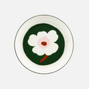 Unikko Teller 20,5cm Grün /Weiss/Rosa