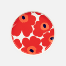 Unikko Teller 20cm Rot/Weiss