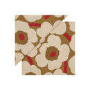 Unikko Papierservietten 33x33cm Sand/Rot