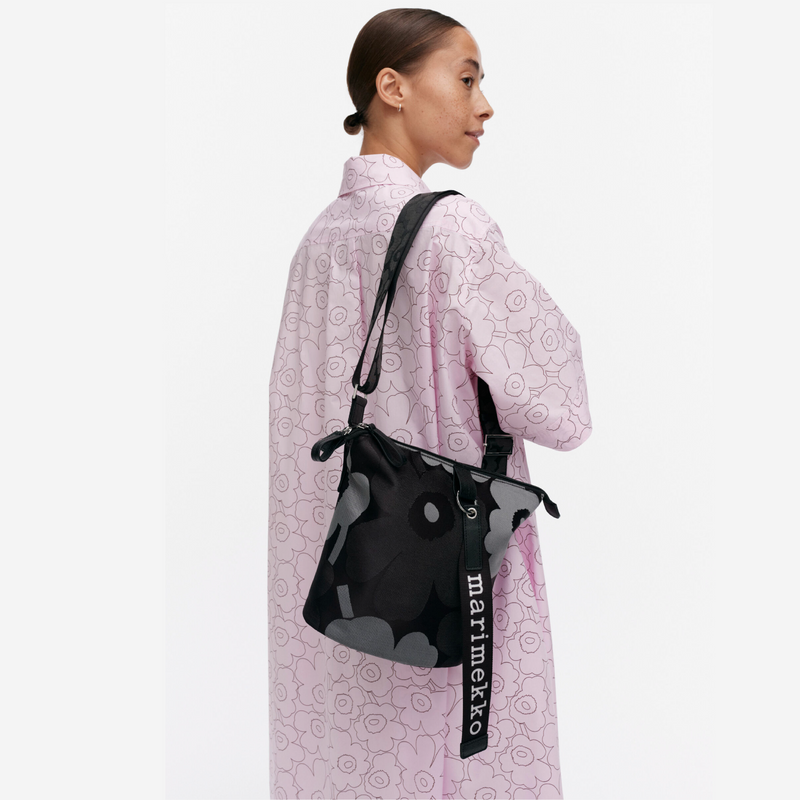 Carry All Unikko Handtasche Schwarz/ Grau