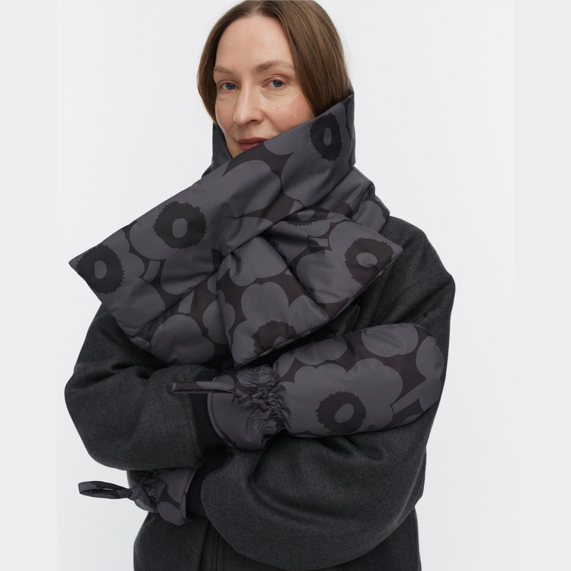 Croma Unikko Steppschal Schwarz/Grau