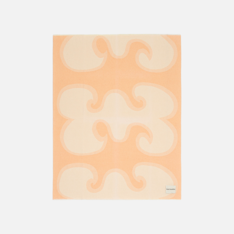 Jokeri Wolldecke Apricot/ Weiss 310