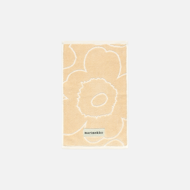 Piirto Unikko Gästehandtuch Beige 30x50cm