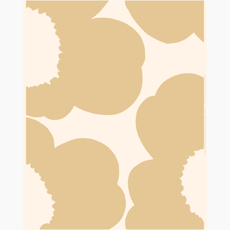 Iso Unikko Baumwollsatin Beige