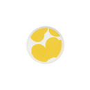 Iso Unikko Teller 13,5 cm Weiss/Gelb 120