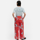 Kappale Unikko Hose  Hellblau/Rot