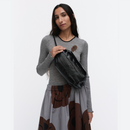 Karla  Patent Ledertasche Schwarz