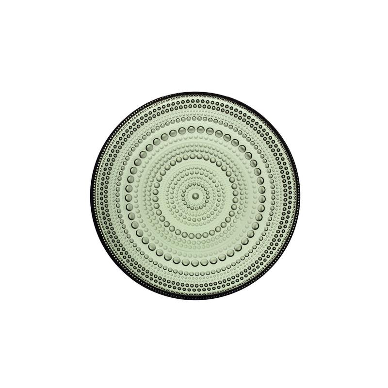 Kastehelmi Glasteller 17cm  Pine Green