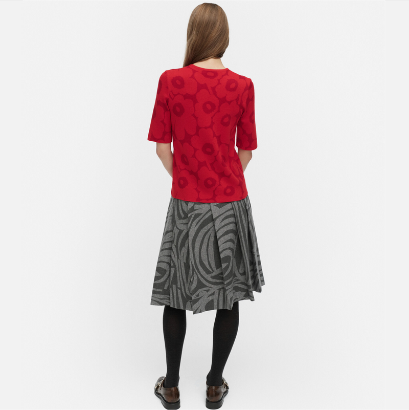 Kehys Piirto Unikko Strickshirt Rot